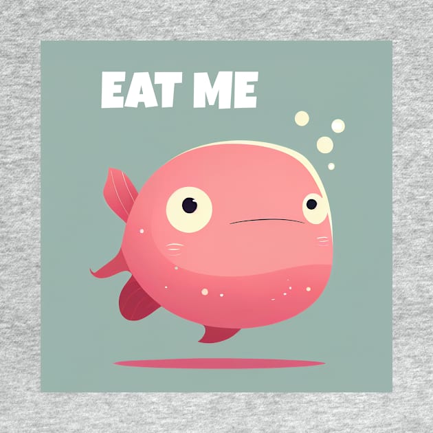 "Eat Me" Fish by plipplopshop